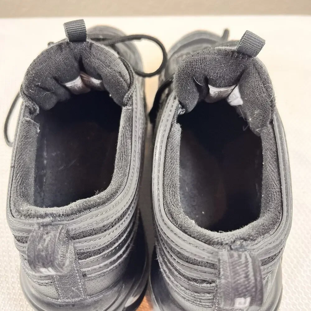 Nike Air Max 97 GS Triple Black‎ Anthracite 921522-011 Youth Sz 6.5Y
